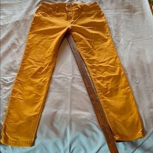 Djeans mustard yellow, skinny